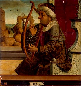 El rey David, del Maestro de Becerril (Museo del Prado)
