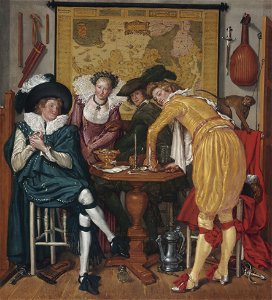 Elegant company, by Willem Buytewech