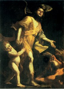 El Ángel de la guarda, de Matías Pretti (Capilla de los Dolores de la catedral de Sevilla)