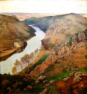 El Tajo en Toledo, de Ángel Andrade (Museo del Prado)