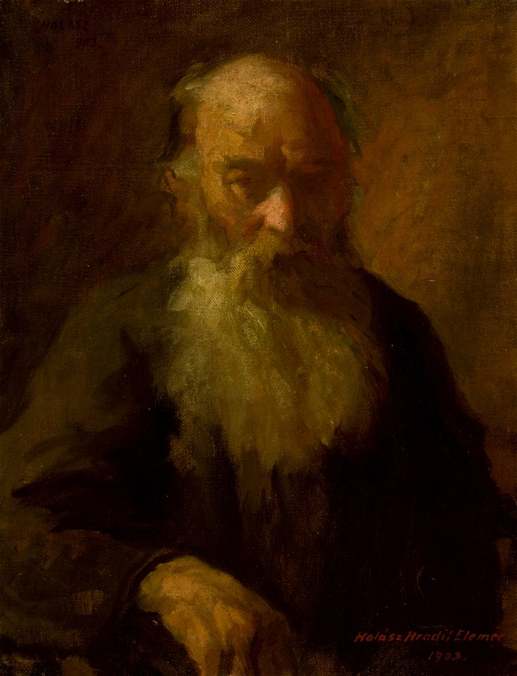 Elemír Halász-Hradil - Starec - O 1287 - East Slovak Gallery
