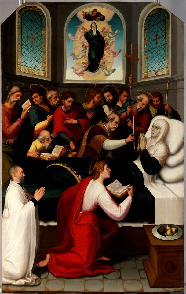 El Tránsito de la Virgen, de Juan Correa de Vivar (Museo del Prado)