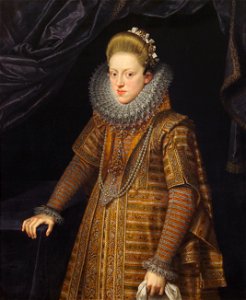Eleonor of Austria by F.Pourbus Jr. (c. 1603, Kunsthistorisches Museum). Free illustration for personal and commercial use.