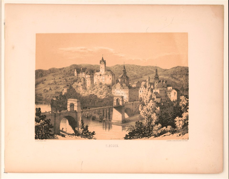 Elbogen - X. Sandmann fec. ; J. Rauh's lith. Kunstanst in Wien. LCCN2017650440