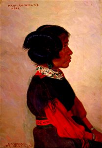 Elbridge Ayer Burbank - Pah-lah-wool-ey - 1985.66.362,040 - Smithsonian American Art Museum