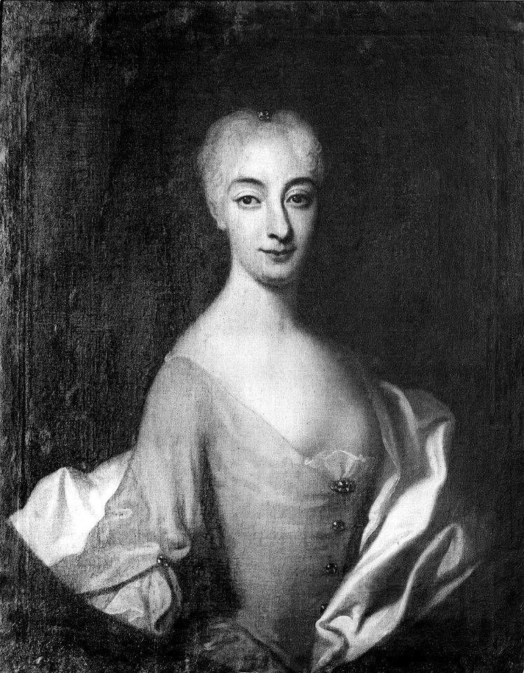 Eleonora Magdalena Mariana Posse af Säby, 1711-1743, gift med Lars Cronhielm af Flosta - Nationalmuseum - 38929