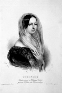 Eleonore Windischgraetz Litho