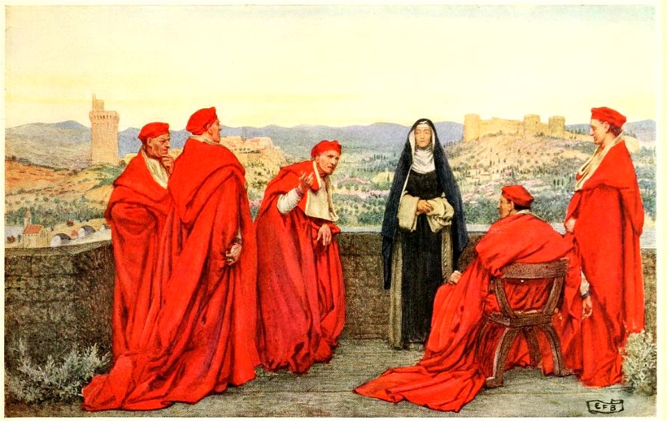 Eleanor Fortescue Brickdale's Golden book of famous women (1919) - St. Catherine of Siena (p. 239)