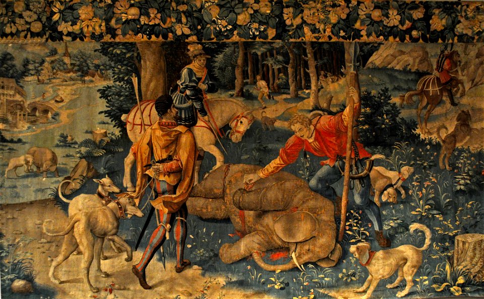 Elephant Hunt, Louvre