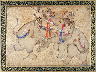 Elephants and Riders in Combat (6125083250)