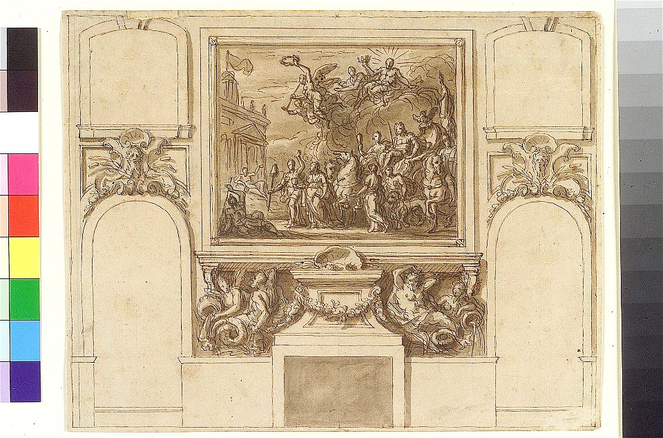 Elevation of the north wall RMG PY3349