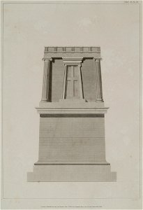 Elevation of the tomb - Wilkins William - 1807