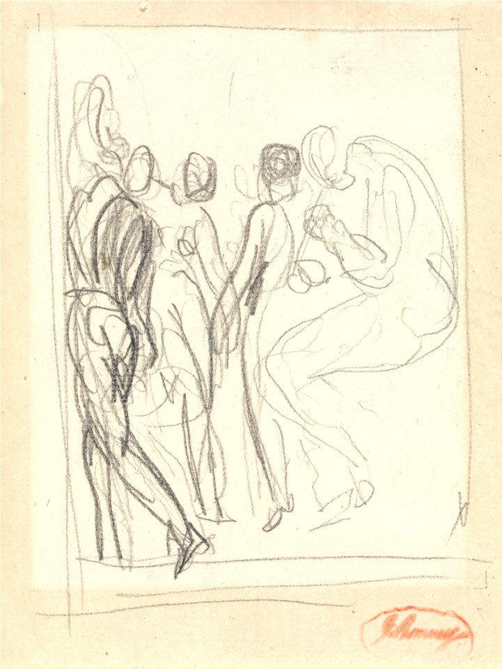 George Romney - Dancers and Musicians, Probably for L'Allegro - Google Art Project