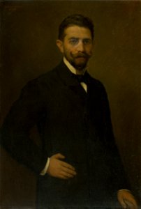 Elemír Halász-Hradil - Portrét Vojtecha Halmiho - O 2906 - East Slovak Gallery