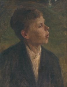 Elemír Halász-Hradil - Sedliacky chlapec - O 41 - East Slovak Gallery