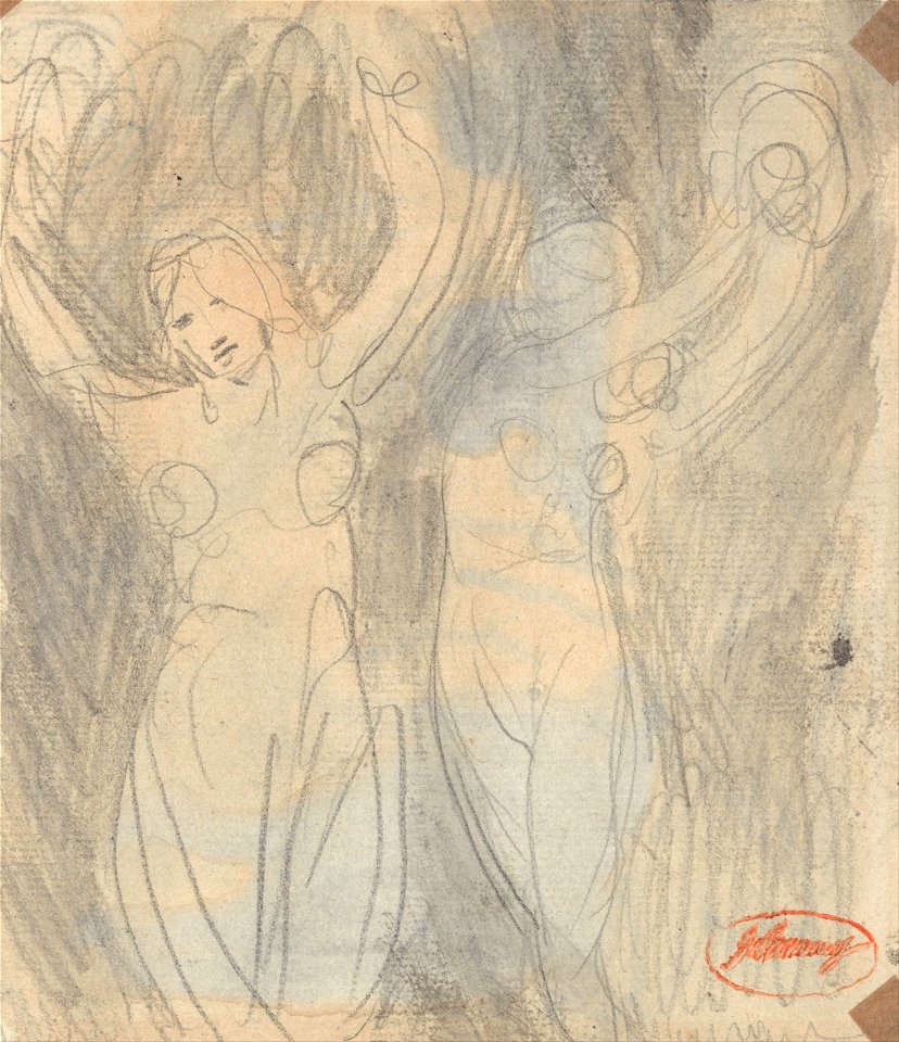 George Romney - Female Figures - Google Art Project
