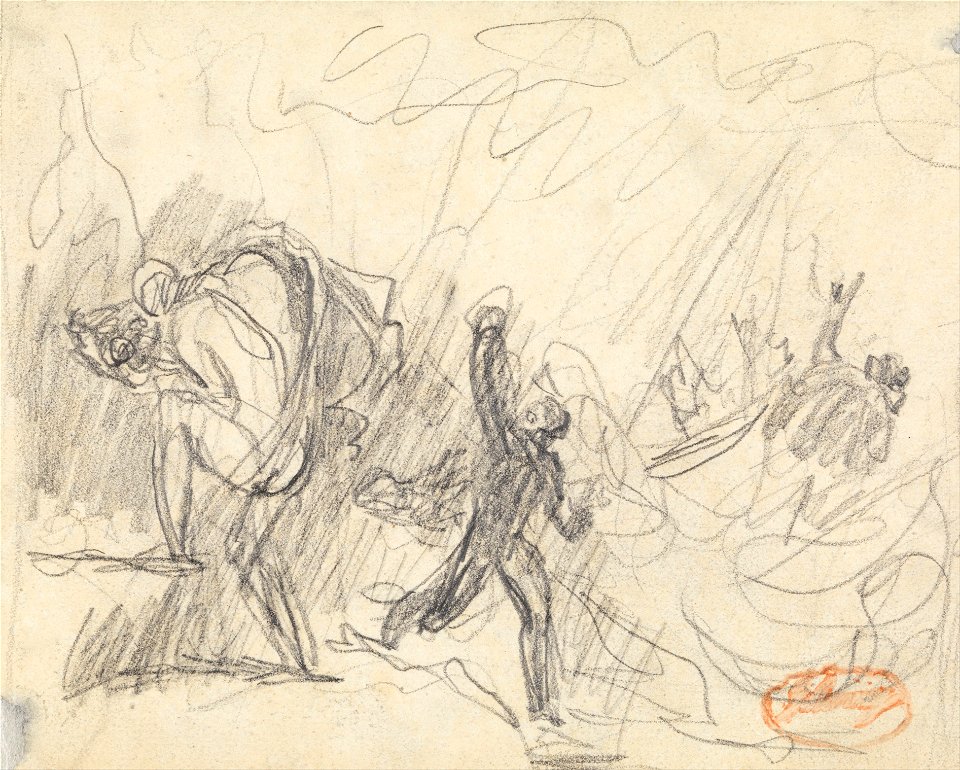 George Romney - Figure Composition Study 20 - Google Art Project