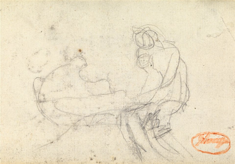 George Romney - Figure Composition Study 13 - Google Art Project