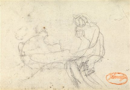 George Romney - Figure Composition Study 13 - Google Art Project