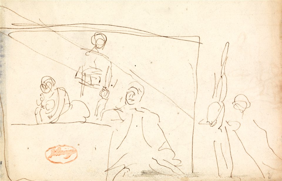 George Romney - Figure Composition Study 18 - Google Art Project