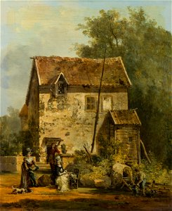 Elegant Company in a Garden by Louis Gabriel Moreau Mauritshuis 861