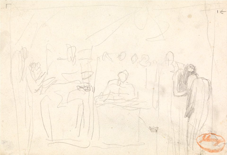 George Romney - Figure Composition Study 35 - Google Art Project