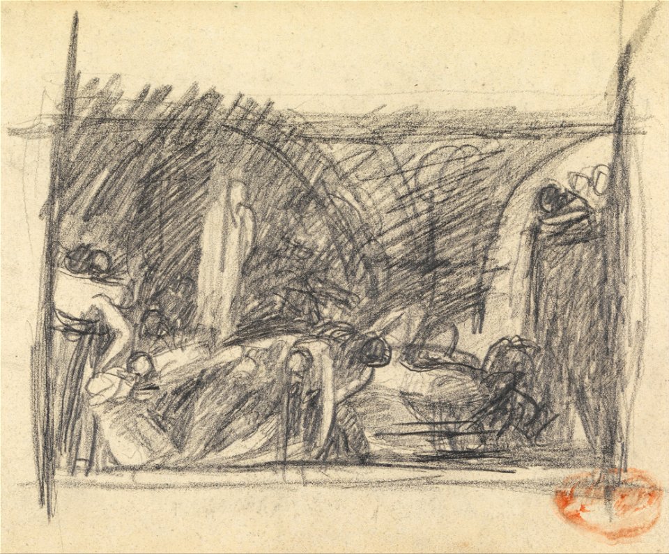 George Romney - Figure Composition Study 3 - Google Art Project