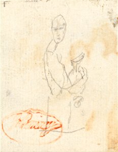 George Romney - Figure Study 2 - Google Art Project