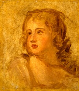 George Romney - Head of a Woman - 94.1189 - Museum of Fine Arts