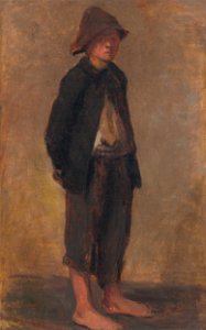 Elemír Halász-Hradil - Štúdia stojaceho chlapca - O 658 - Slovak National Gallery