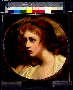 George Romney - Lady Hamilton as Tragedy - 1974.106 - Fogg Museum
