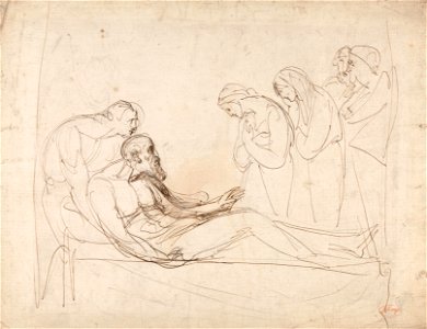 George Romney - Lear Awakened by Cordelia - Google Art Project (2436754)