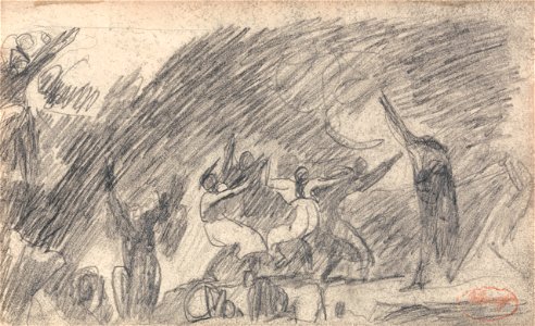 George Romney - MacBeth at the Witches' Cave- Second Visit - Google Art Project