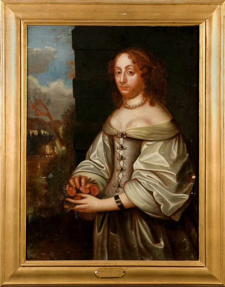 Eleonora Katarina,1626-1692, prinsessa av Zweibrücken lantgrevinna av Hessen-Es - Nationalmuseum - 15518