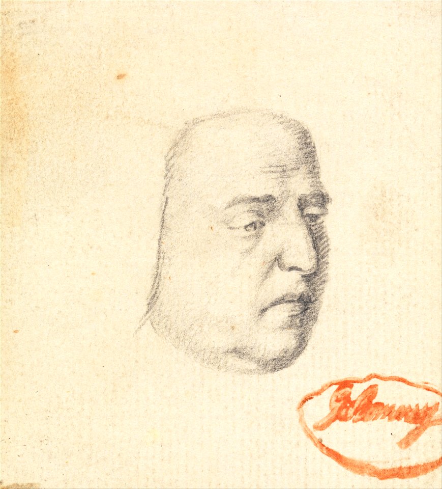 George Romney - Male Head 2 - Google Art Project
