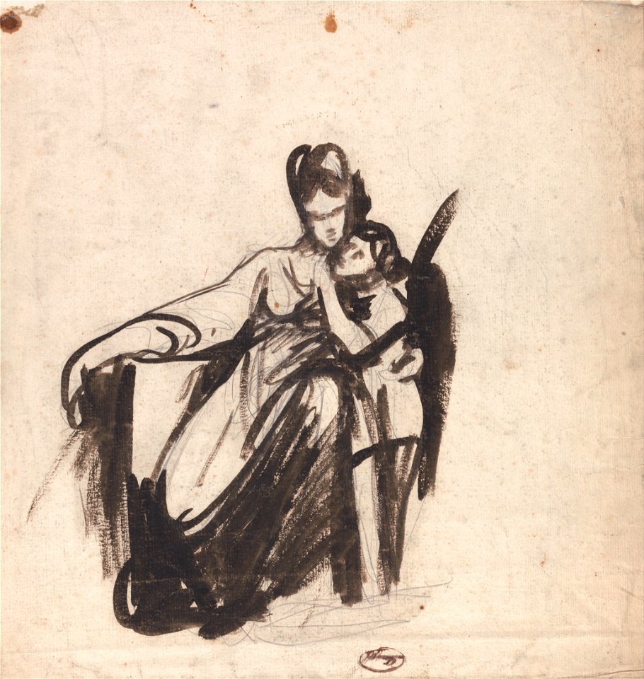 George Romney - Mother and Son - Google Art Project