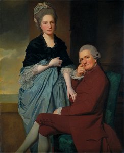 George Romney - Mr and Mrs William Lindow - Google Art Project. Free illustration for personal and commercial use.