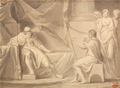 George Romney - David before Saul - Google Art Project