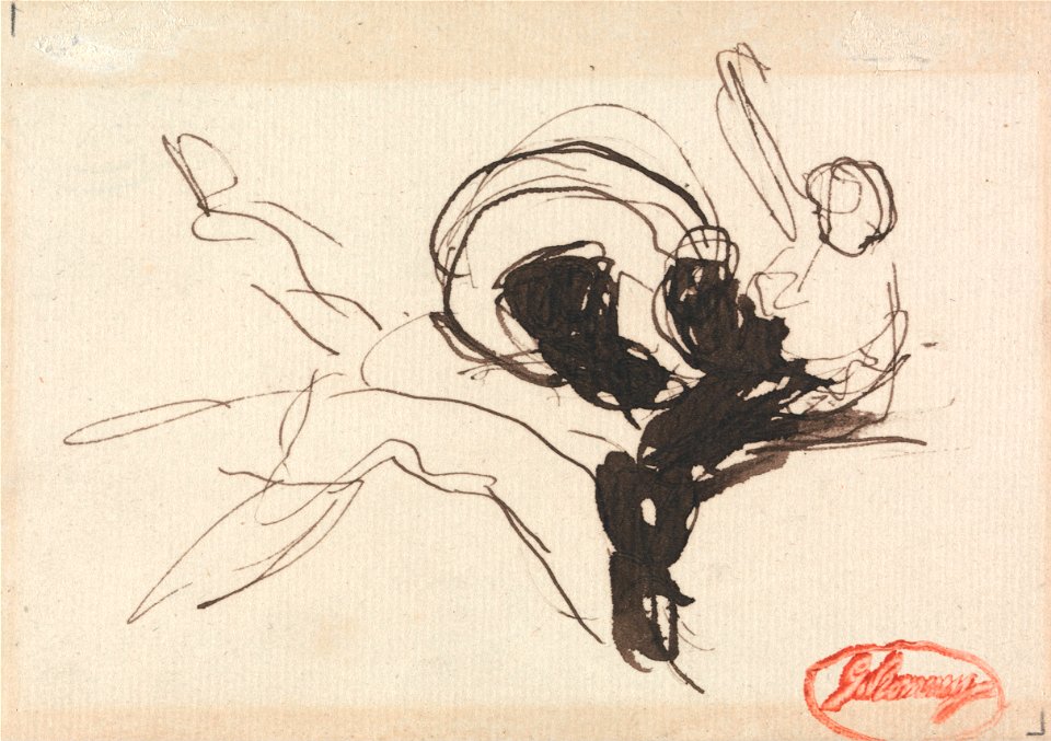 George Romney - Possibly a Fight Scene - Google Art Project