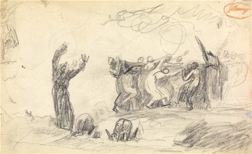 George Romney - Figure Composition Study 12 - Google Art Project