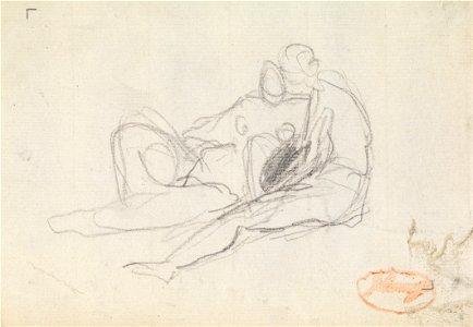 George Romney - Figure Composition Study 17 - Google Art Project