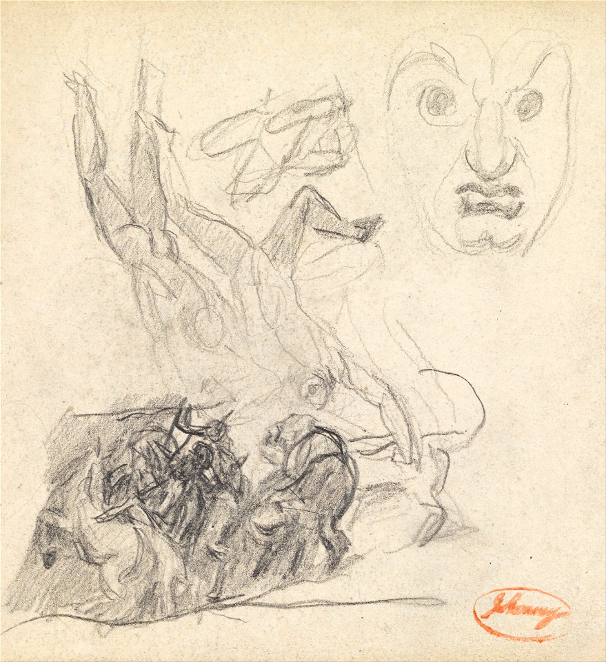 George Romney - Figure Composition Study 21 with a Face - Google Art Project