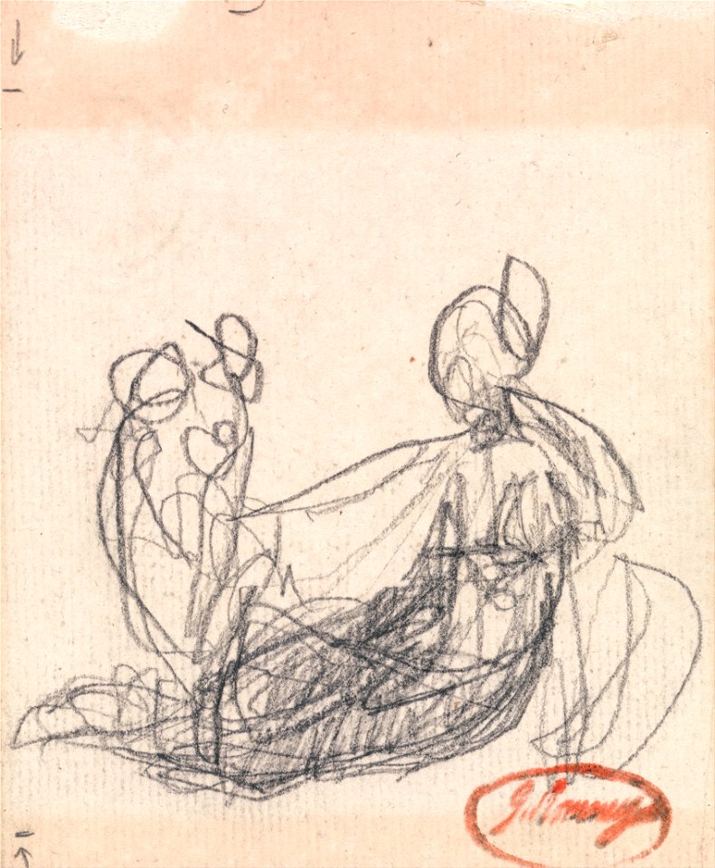 George Romney - Reclining Figure - Google Art Project