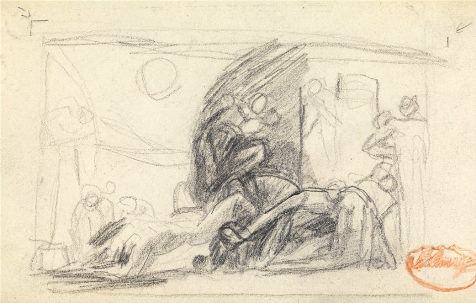 George Romney - Figure Composition Study 4 - Google Art Project