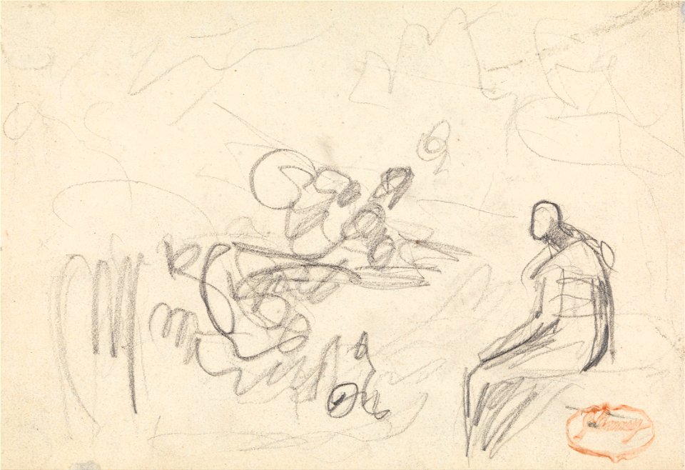 George Romney - Figure Composition Study 43 - Google Art Project