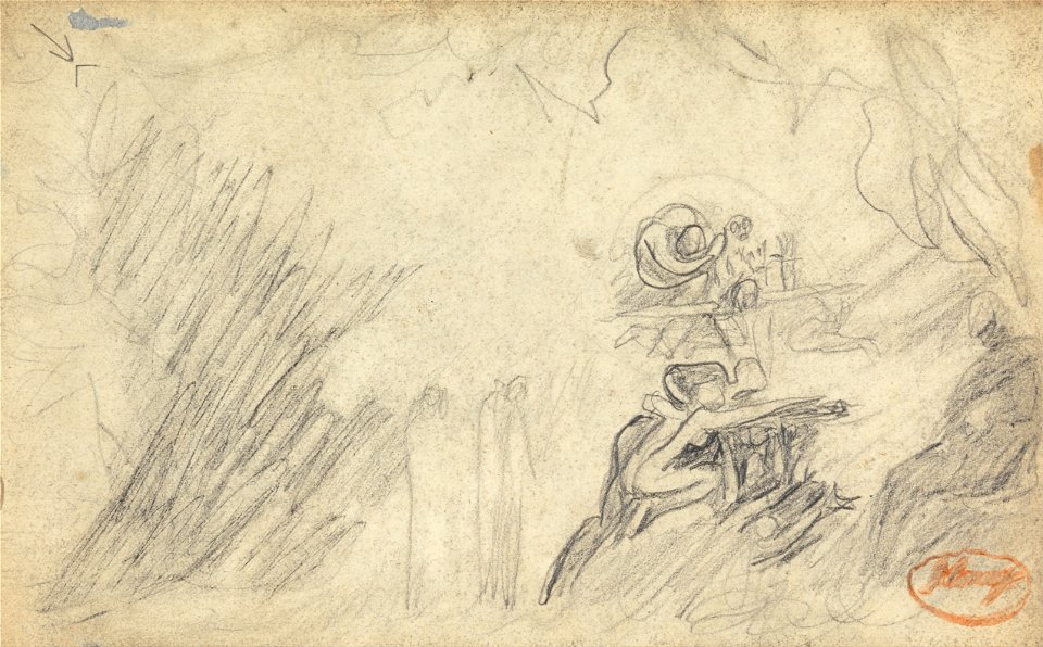 George Romney - Figure Composition Study 47 - Google Art Project