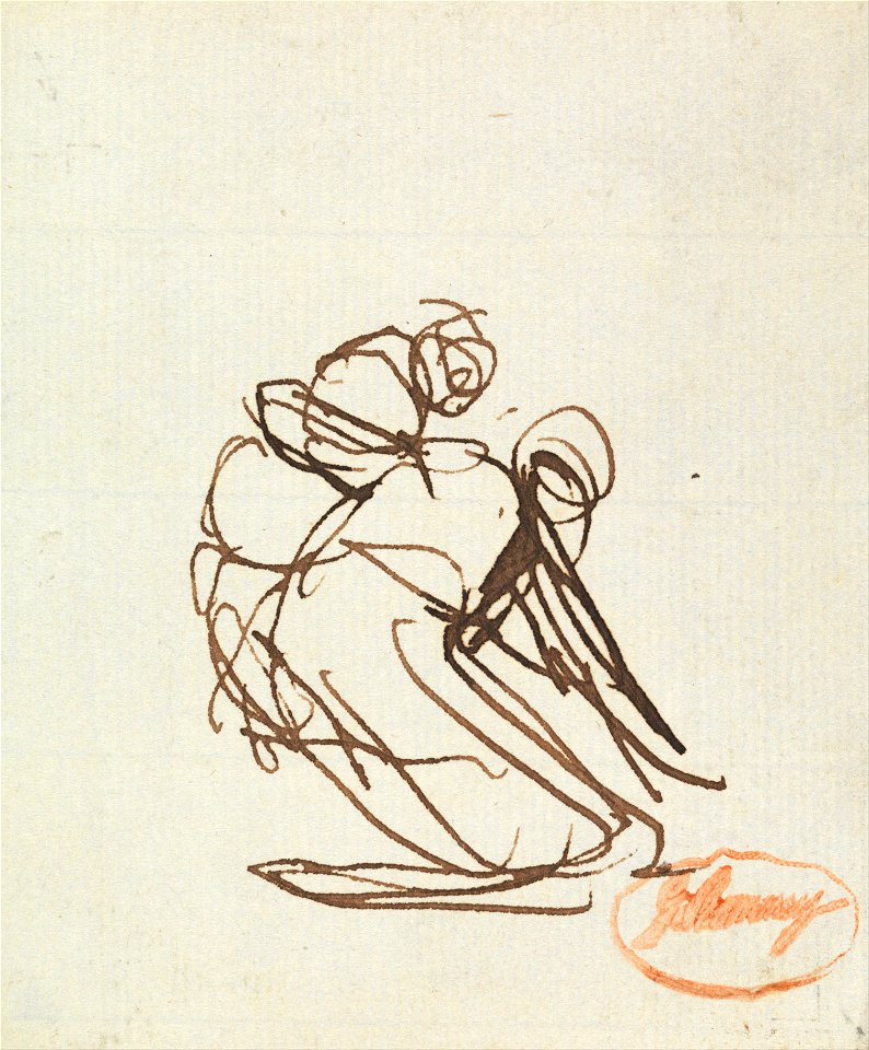George Romney - Figure Study 10 - Google Art Project