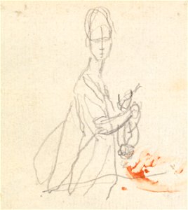 George Romney - Figure Study 5 - Google Art Project