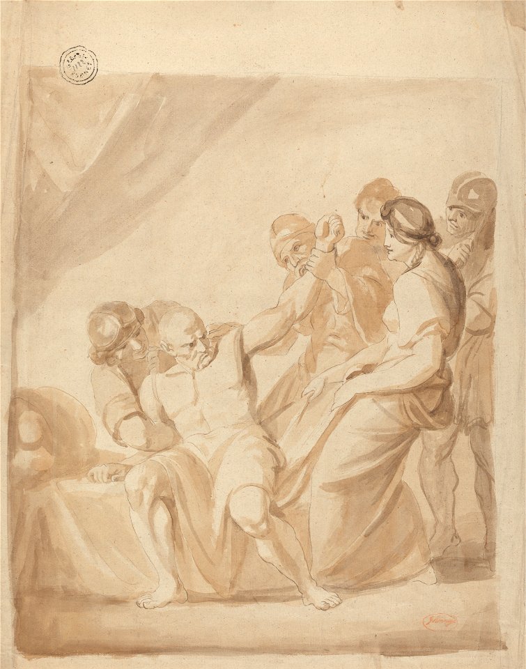 George Romney - Samson Overpowered - Google Art Project (2436772)