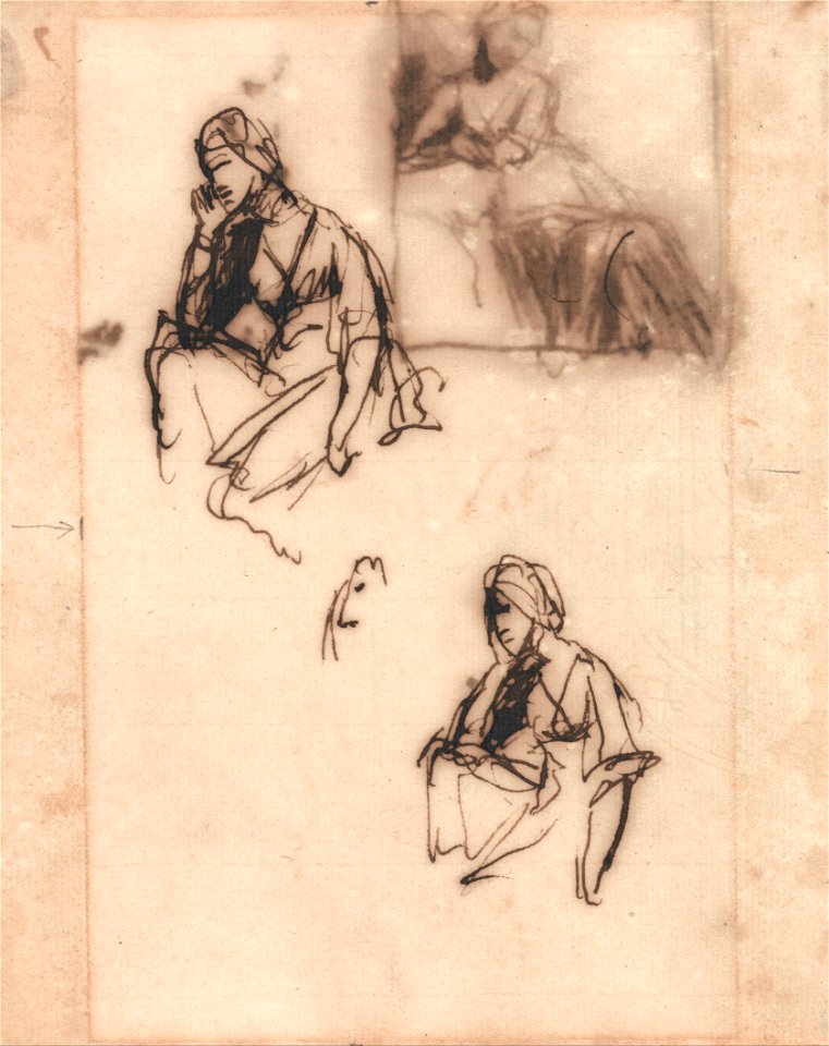 George Romney - Seated Woman - Google Art Project (2429819)